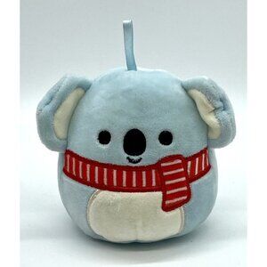 Squishmallow 4" Lilah the Koala Blue Red Scarf Ornament 2019 Canada Exclusive